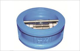 H76X-16Q 雙瓣對(duì)夾消聲止回閥（不銹鋼桿、不銹鋼彈簧）